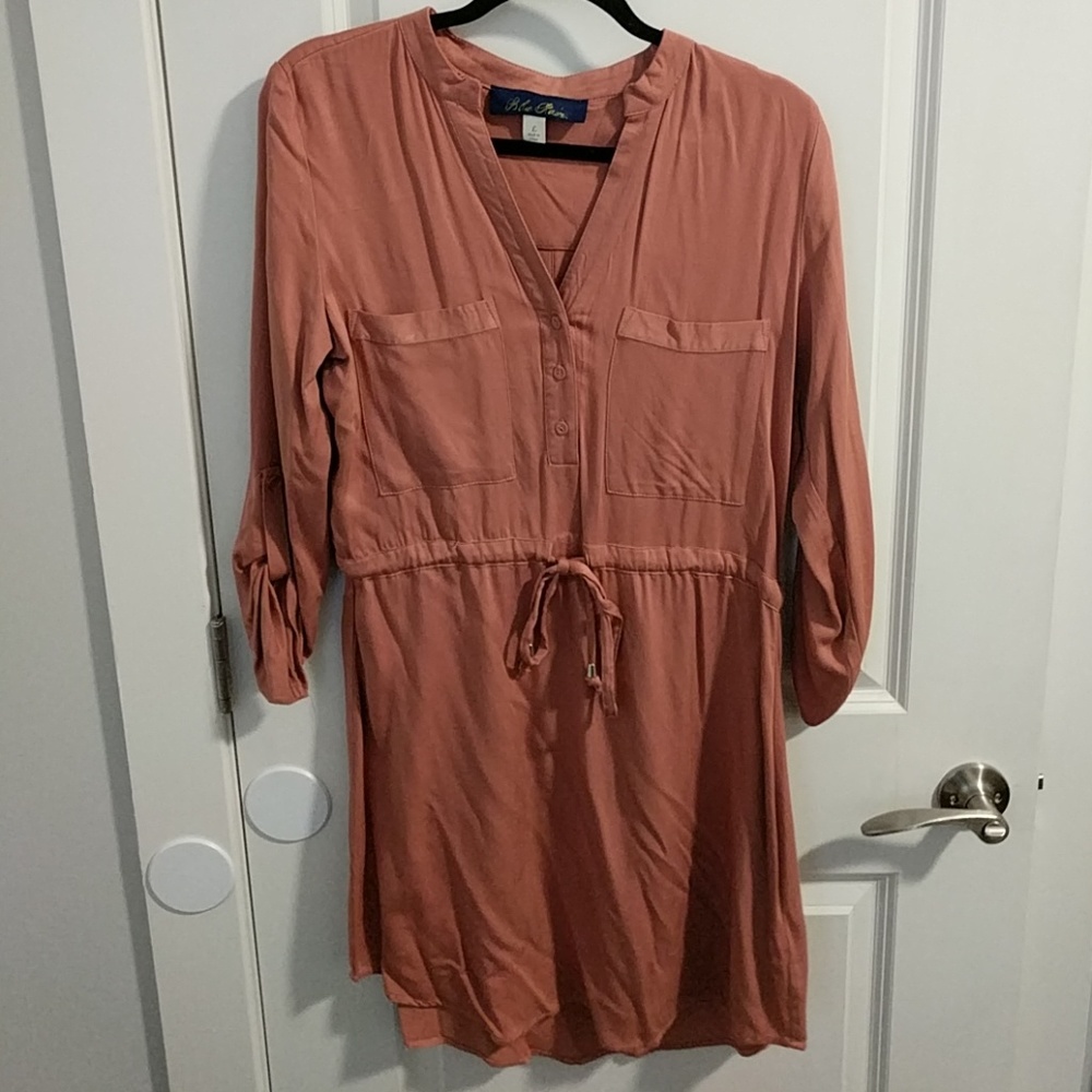 Adjustable sleeve Shirt dress
